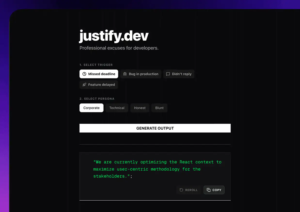 justify.dev