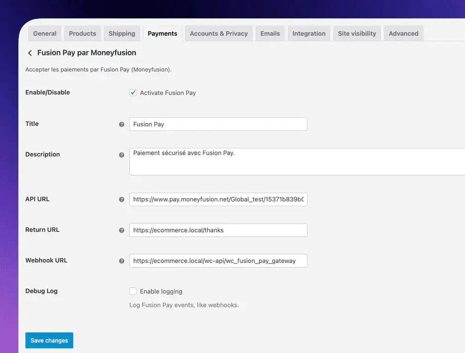 WooCommerce Fusion Pay Payment Gateway