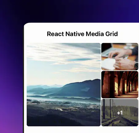 React Native Media Grid